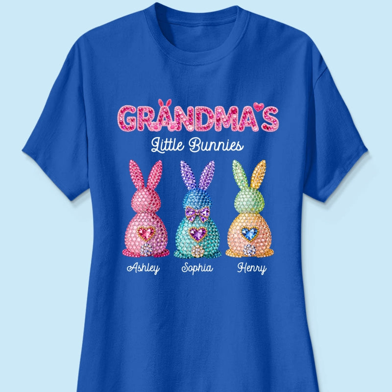 Grandma's Little Bunnies Easter - Personalized Shirt - Sentimental Gift for Grandma