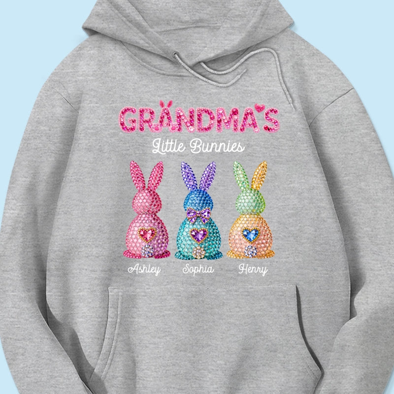 Grandma's Little Bunnies Easter - Personalized Shirt - Sentimental Gift for Grandma