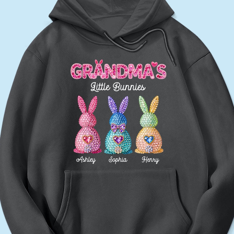 Grandma's Little Bunnies Easter - Personalized Shirt - Sentimental Gift for Grandma