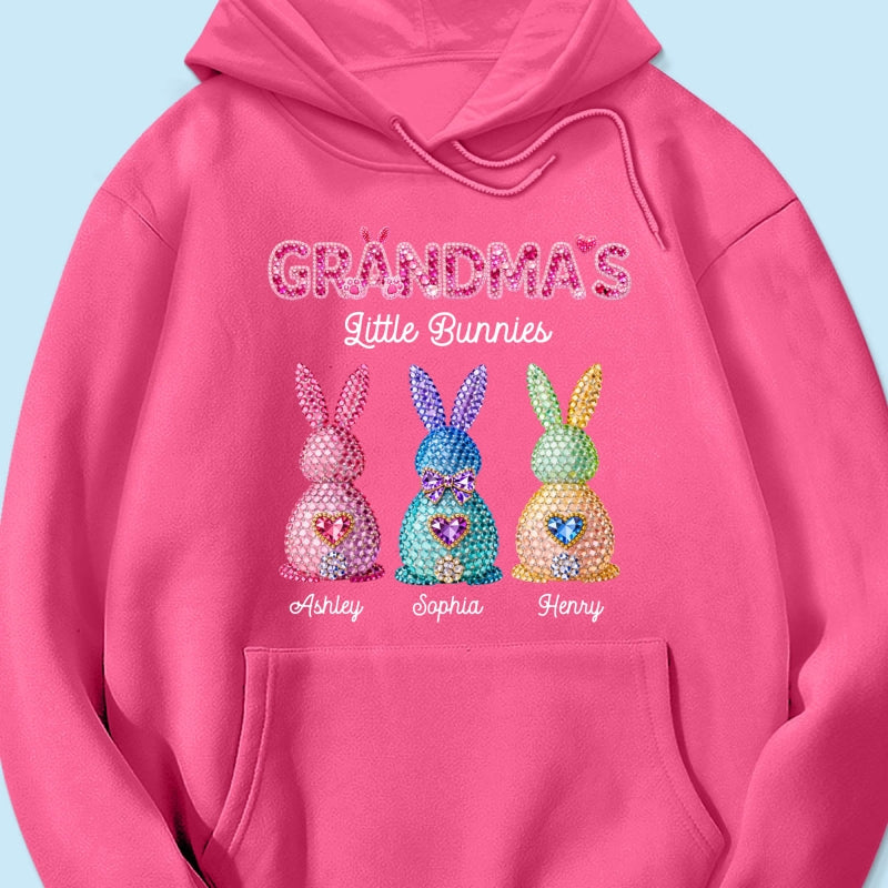 Grandma's Little Bunnies Easter - Personalized Shirt - Sentimental Gift for Grandma