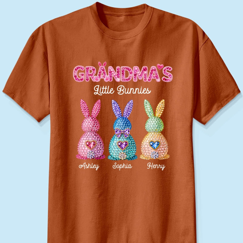 Grandma's Little Bunnies Easter - Personalized Shirt - Sentimental Gift for Grandma
