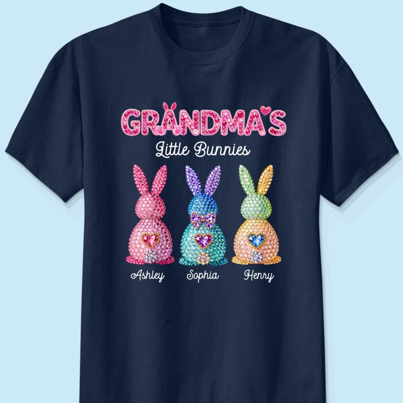 Grandma's Little Bunnies Easter - Personalized Shirt - Sentimental Gift for Grandma
