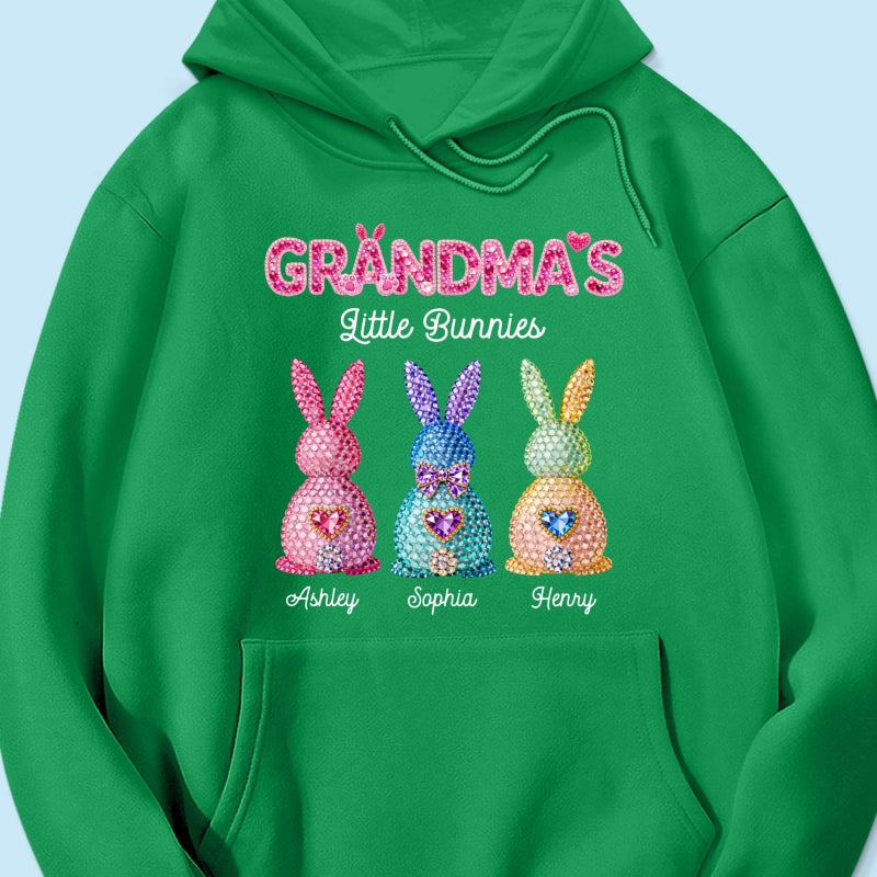 Grandma's Little Bunnies Easter - Personalized Shirt - Sentimental Gift for Grandma