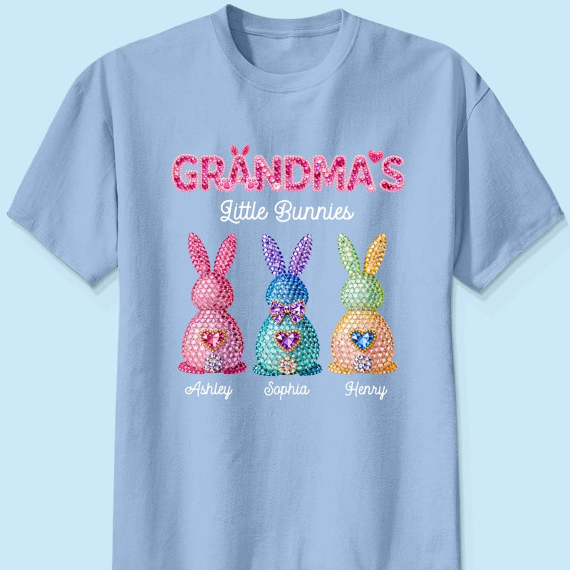 Grandma's Little Bunnies Easter - Personalized Shirt - Sentimental Gift for Grandma