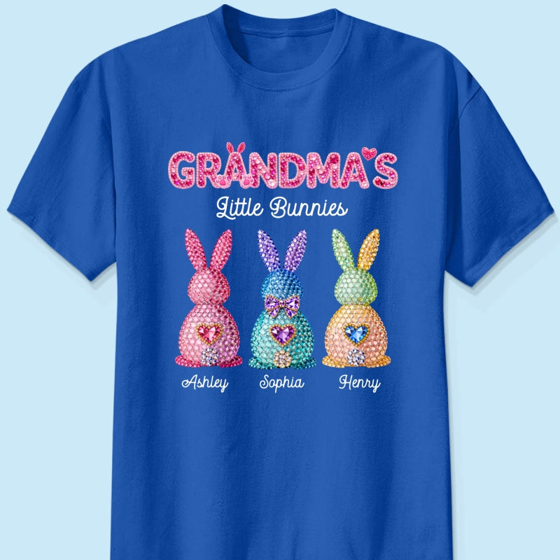 Grandma's Little Bunnies Easter - Personalized Shirt - Sentimental Gift for Grandma