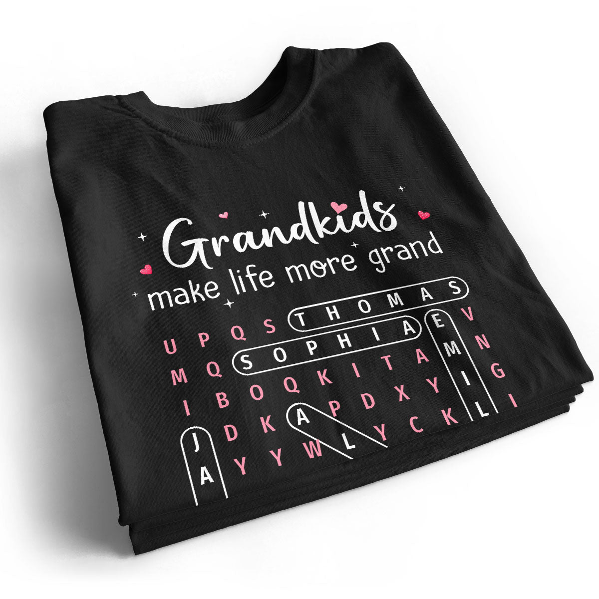 The Greatest Gift You Ever Know Word Search Puzzle Art - Personalized Shirt - Gift For Grandma