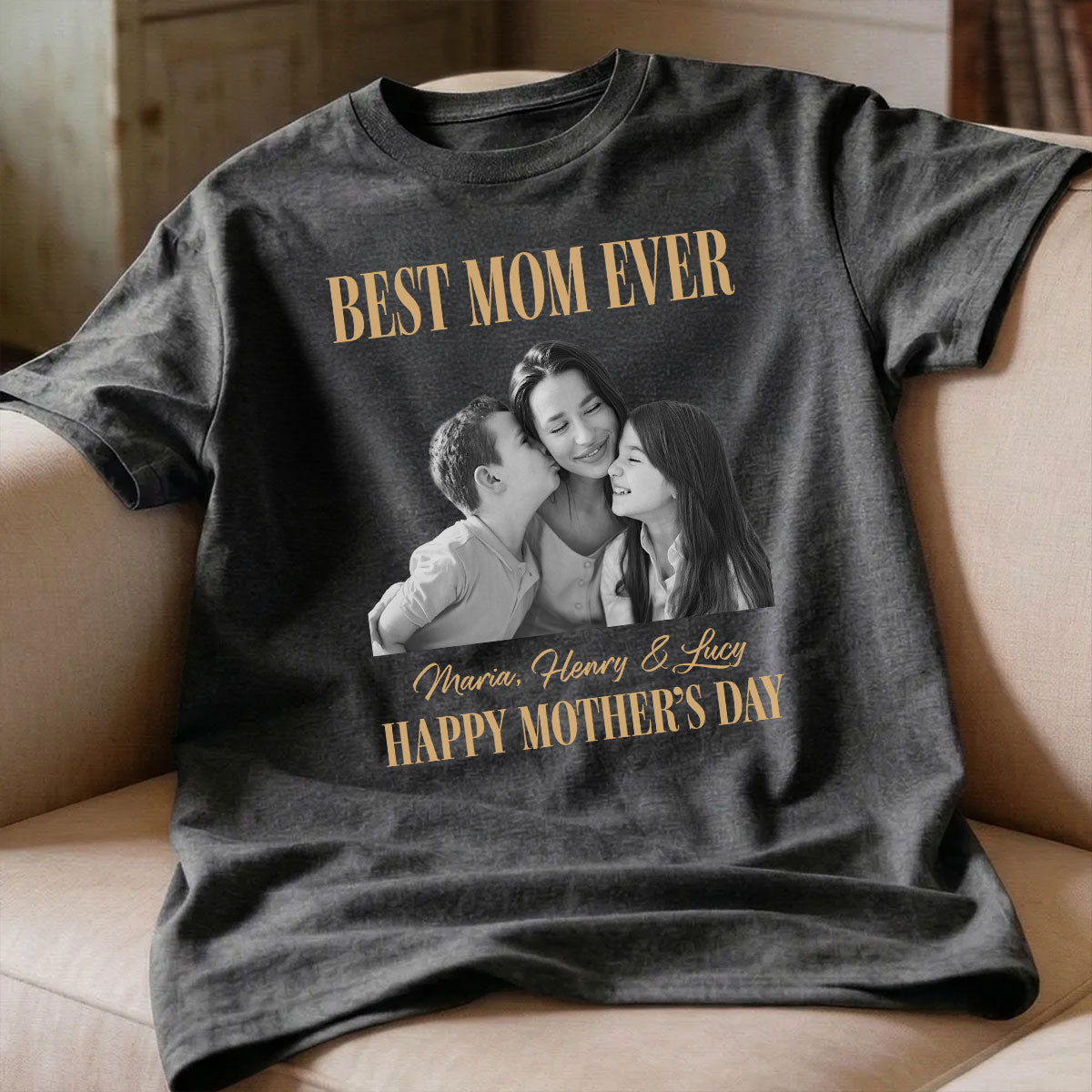 Trending Vintage Best Mom Ever - Personalized Shirt - Mother's Day Gift For Mom