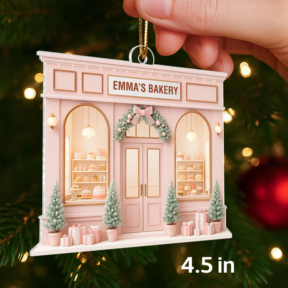 Every Day Smells Like Fresh Bread – Personalized Acrylic Ornament – Perfect Gift for Bakery Owners