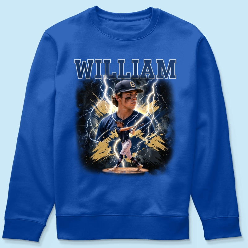 Trending Bootleg Sport Photos Insert With Name - Personalized Shirt - Gift For Boy, Girl