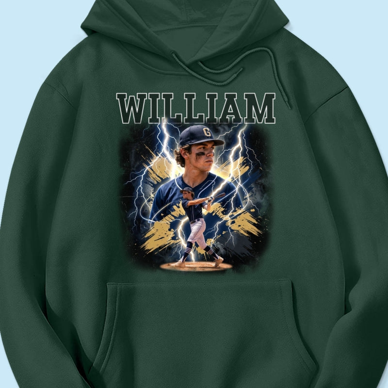 Trending Bootleg Sport Photos Insert With Name - Personalized Shirt - Gift For Boy, Girl