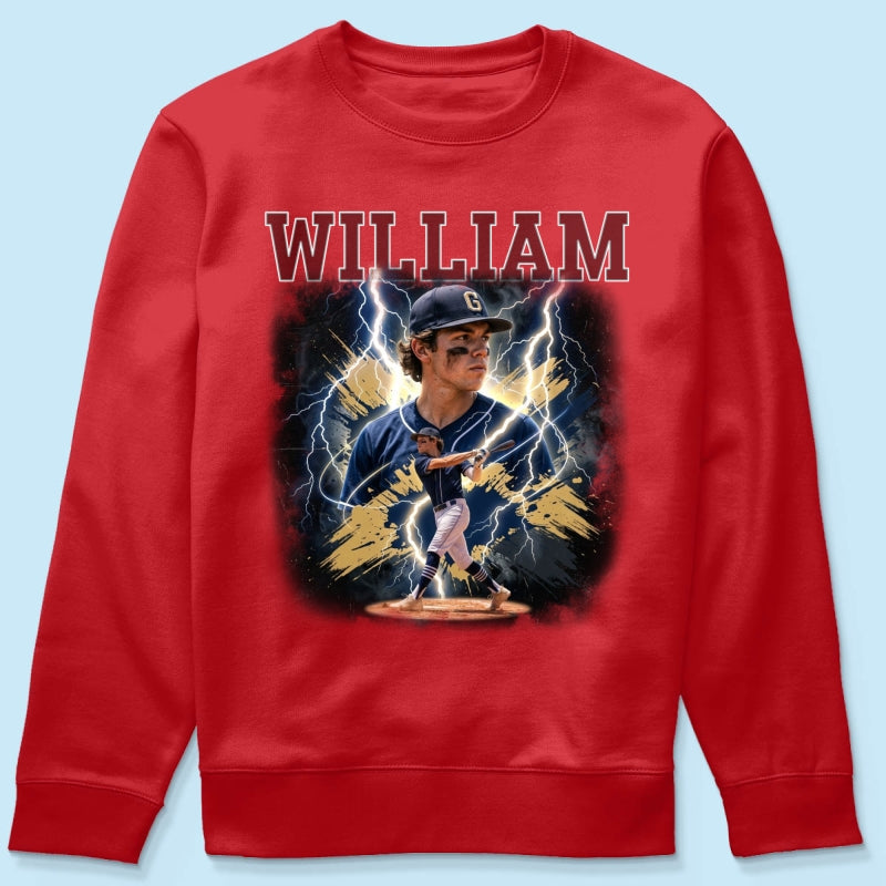 Trending Bootleg Sport Photos Insert With Name - Personalized Shirt - Gift For Boy, Girl