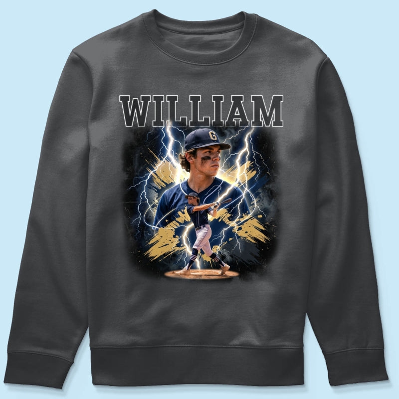 Trending Bootleg Sport Photos Insert With Name - Personalized Shirt - Gift For Boy, Girl
