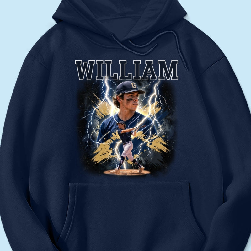 Trending Bootleg Sport Photos Insert With Name - Personalized Shirt - Gift For Boy, Girl