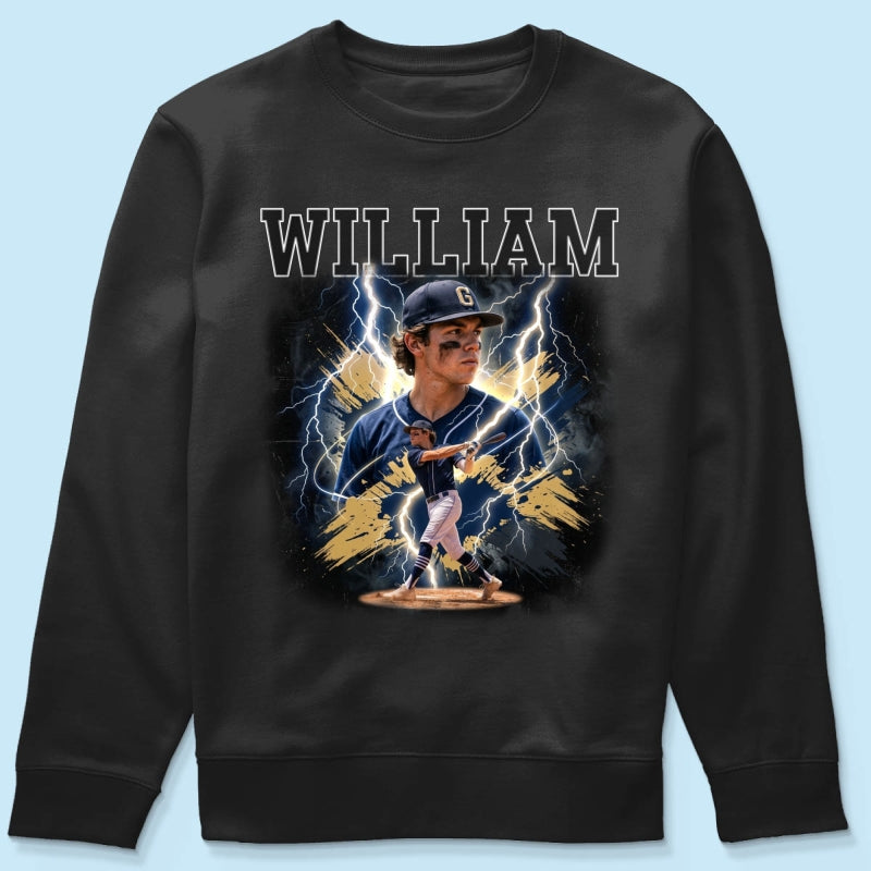 Trending Bootleg Sport Photos Insert With Name - Personalized Shirt - Gift For Boy, Girl