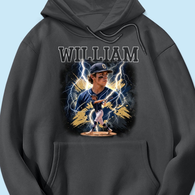 Trending Bootleg Sport Photos Insert With Name - Personalized Shirt - Gift For Boy, Girl