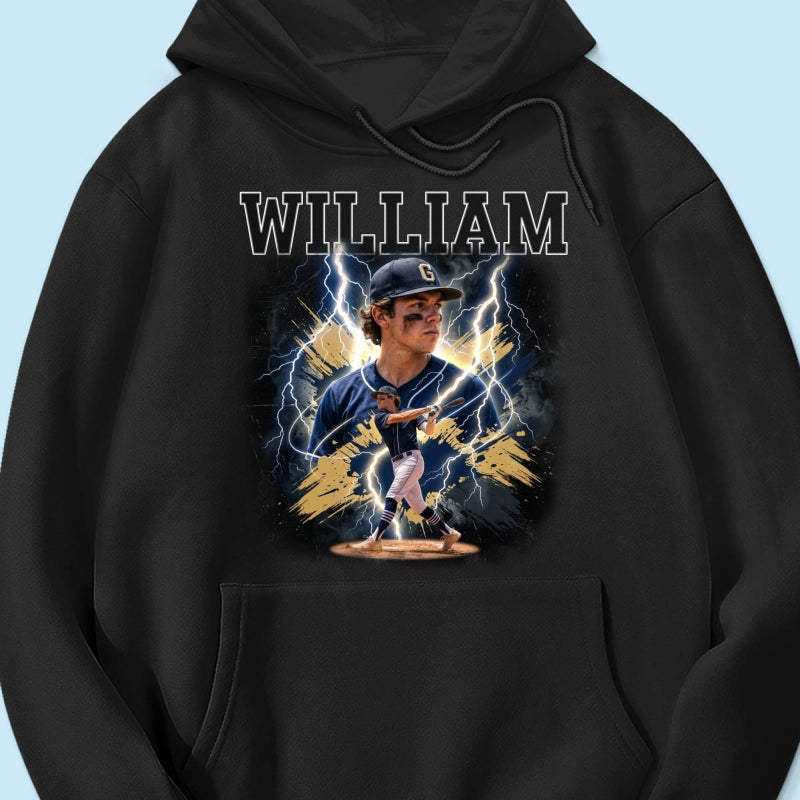 Trending Bootleg Sport Photos Insert With Name - Personalized Shirt - Gift For Boy, Girl