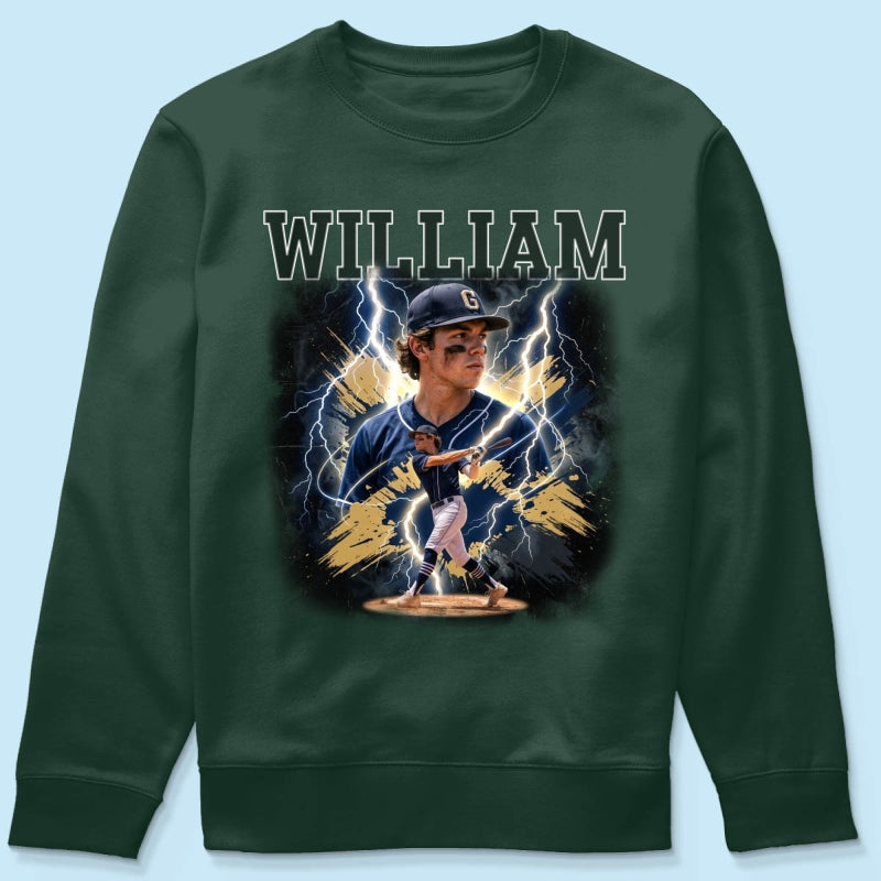 Trending Bootleg Sport Photos Insert With Name - Personalized Shirt - Gift For Boy, Girl