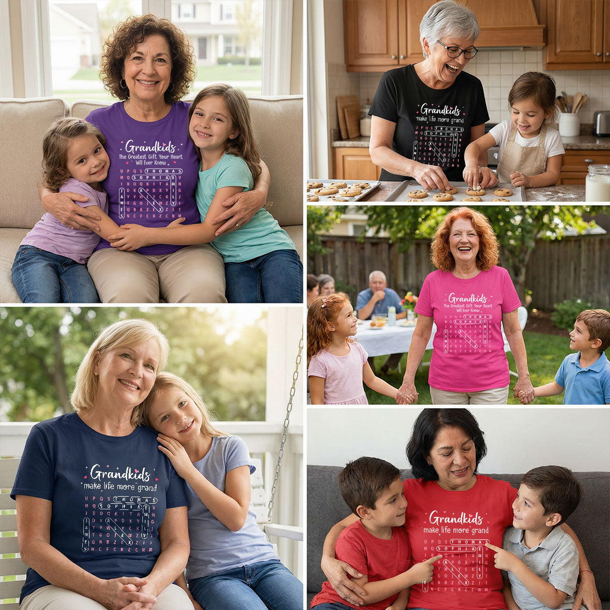 The Greatest Gift You Ever Know Word Search Puzzle Art - Personalized Shirt - Gift For Grandma