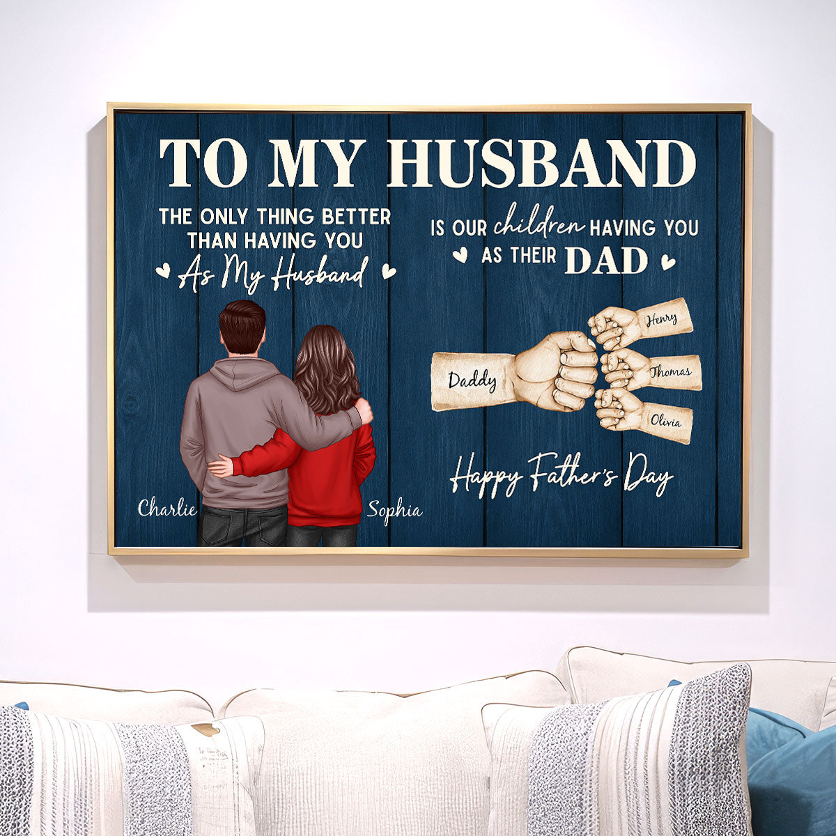 The Only Thing Better Than Having You As Husband - Personalized Poster - Heartfelt Father's Day Gift For Husband, Dad