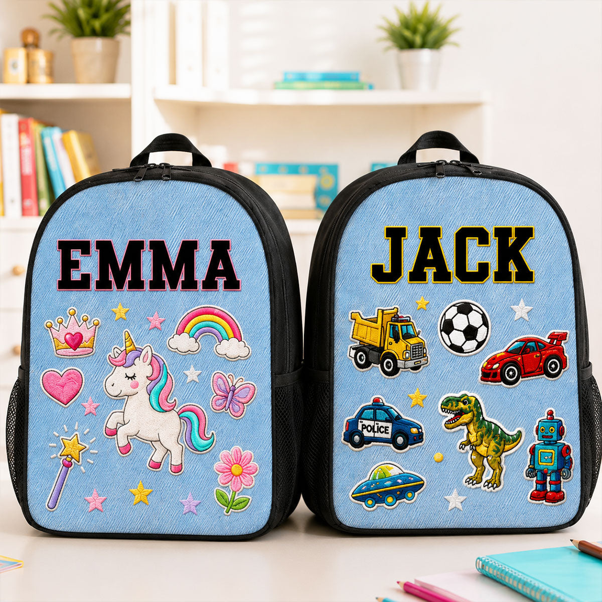 Cute Things for Boys Girls - Personalized Backpack - Back to School Backpack for Kids