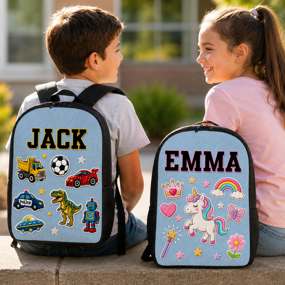 Cute Things for Boys Girls - Personalized Backpack - Back to School Backpack for Kids