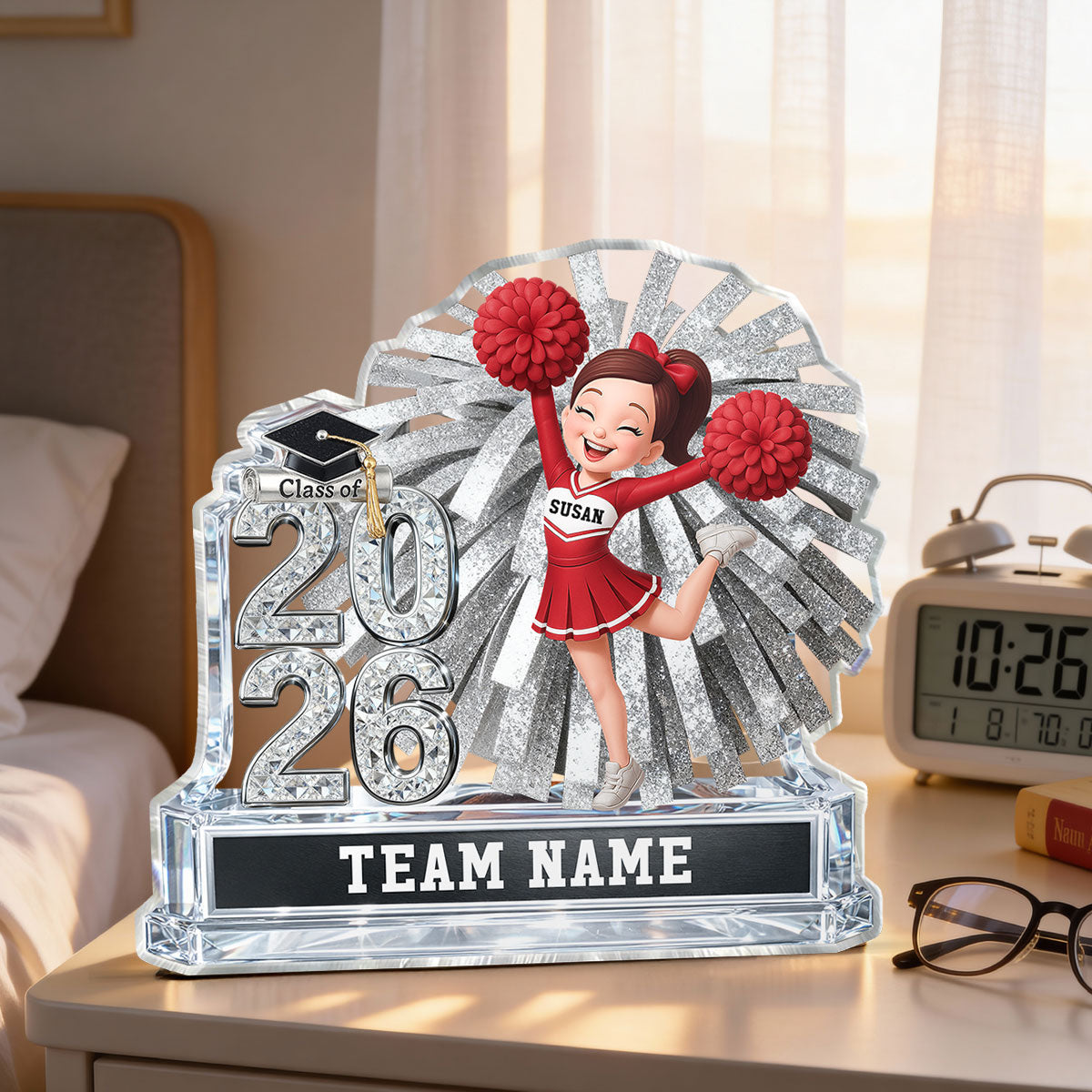 Basketball Senior Keepsake 2D Flat - Personalized Acrylic Block Plaque - Graduation Gift For Son, Daughter, Graduates Class of 2026