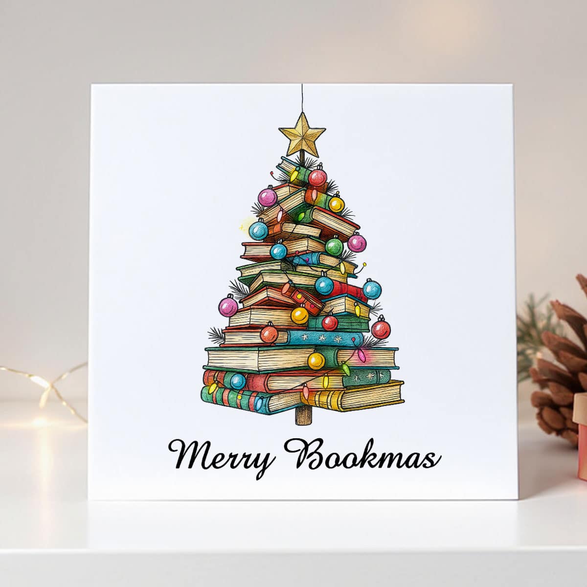 Christmas Book Lover Card Upsell