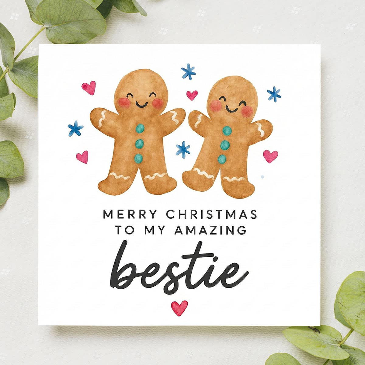 Christmas Best Friends Card