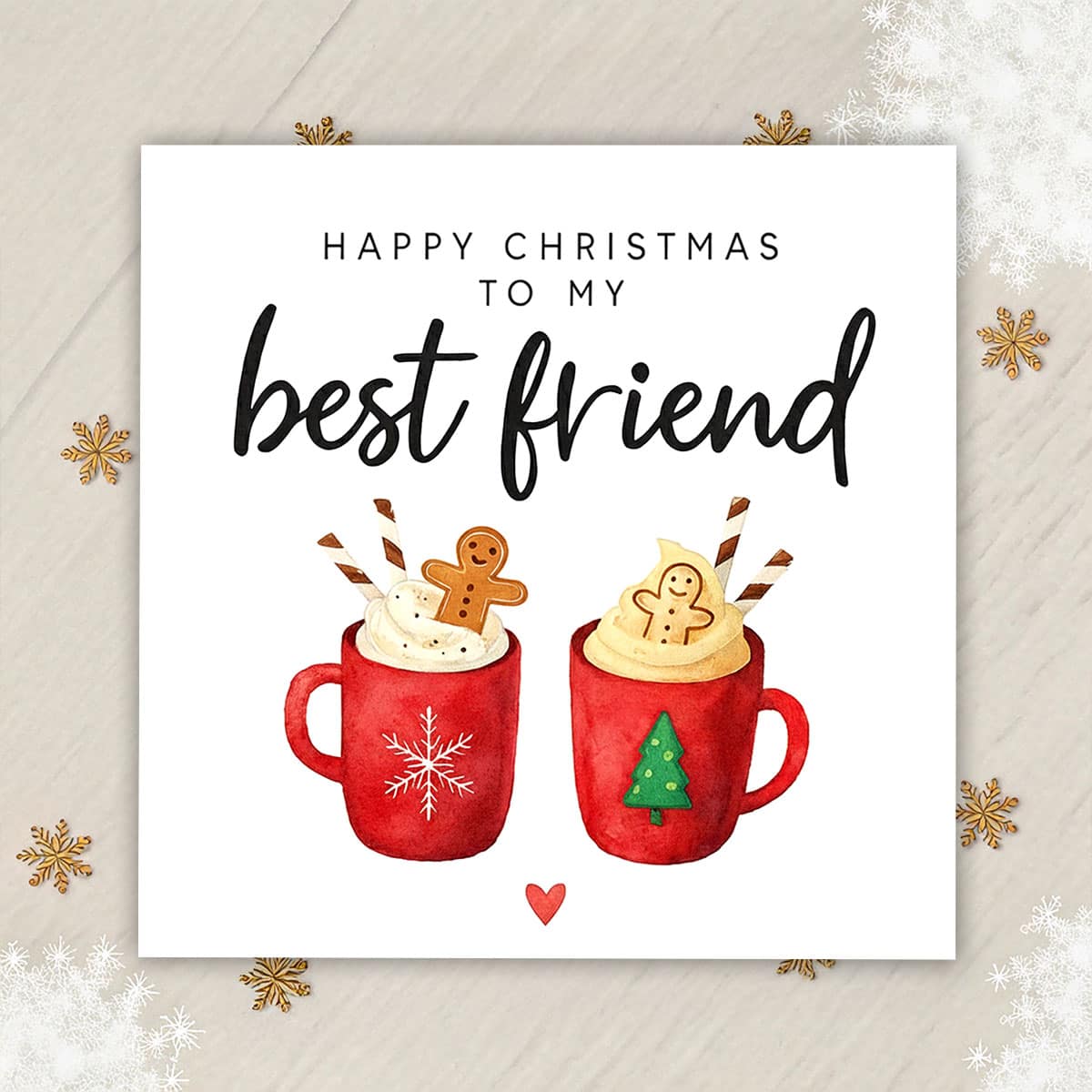 Christmas Best Friends Card
