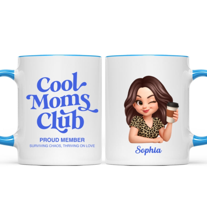 Cool Mom Club Proud Member - Personalized Mug - Mother's Day Gift for Mom, Wife