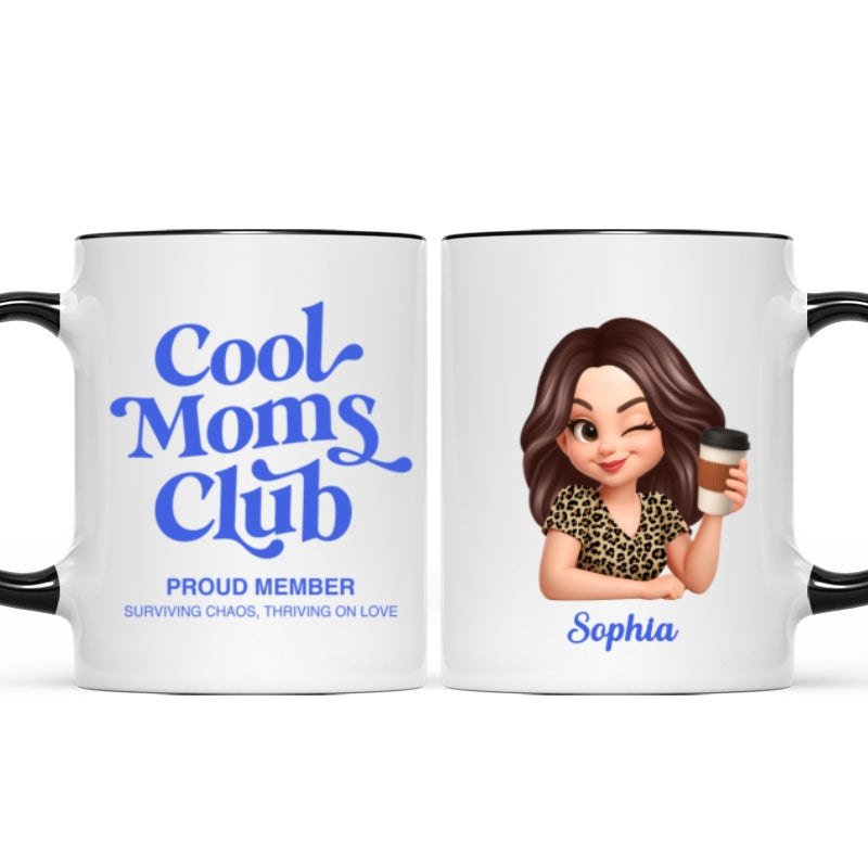 Cool Mom Club Proud Member - Personalized Mug - Mother's Day Gift for Mom, Wife