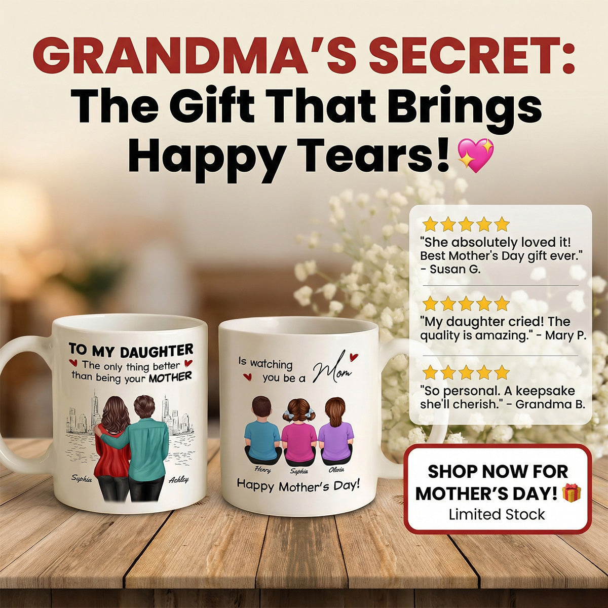 From Mom Dad Watching You Be A Mom - Personalized Mug - Mother's Day Gift For Daughter