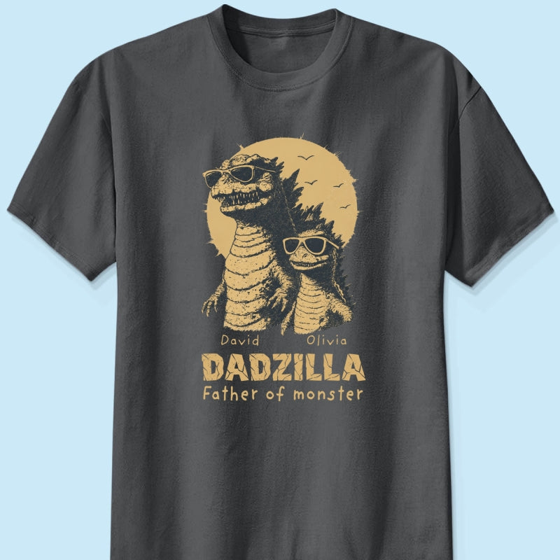 Father of Monsters - Personalized Shirt - Funny Father's Day Gift for Dad, Papa, Husband