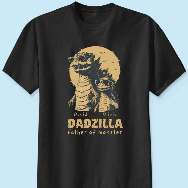 Father of Monsters - Personalized Shirt - Funny Father's Day Gift for Dad, Papa, Husband