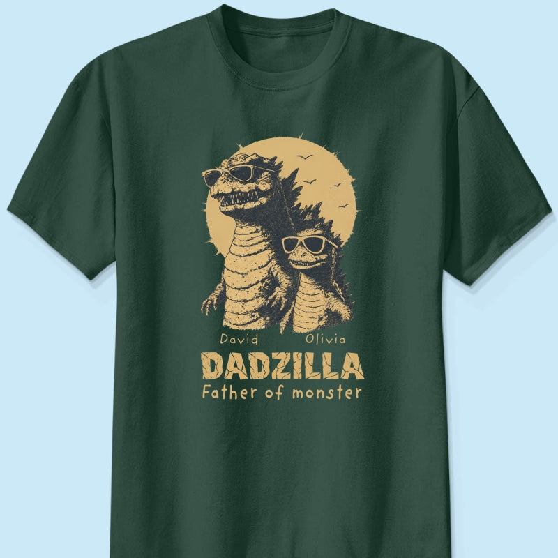 Father of Monsters - Personalized Shirt - Funny Father's Day Gift for Dad, Papa, Husband