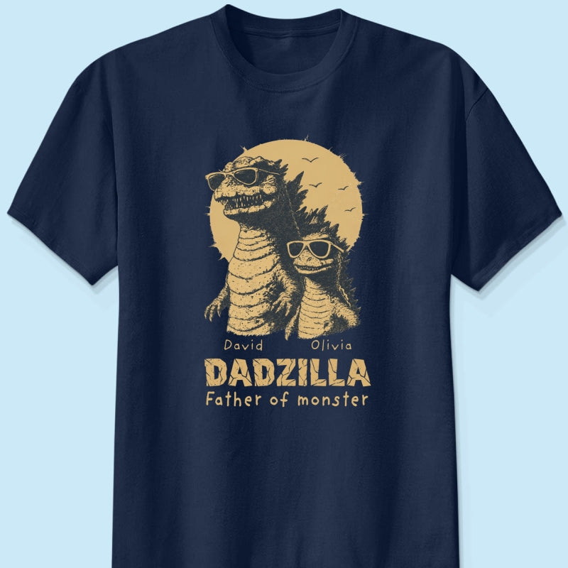 Father of Monsters - Personalized Shirt - Funny Father's Day Gift for Dad, Papa, Husband
