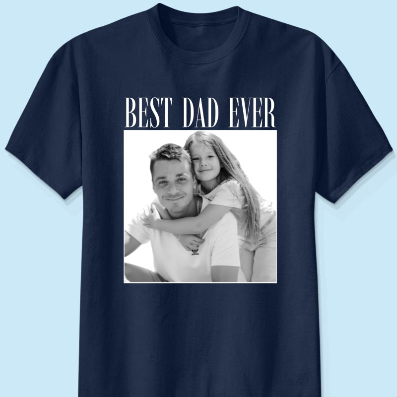 Custom Photo Dad Personalized Shirt - Father's Day Gift for Dad, Husband