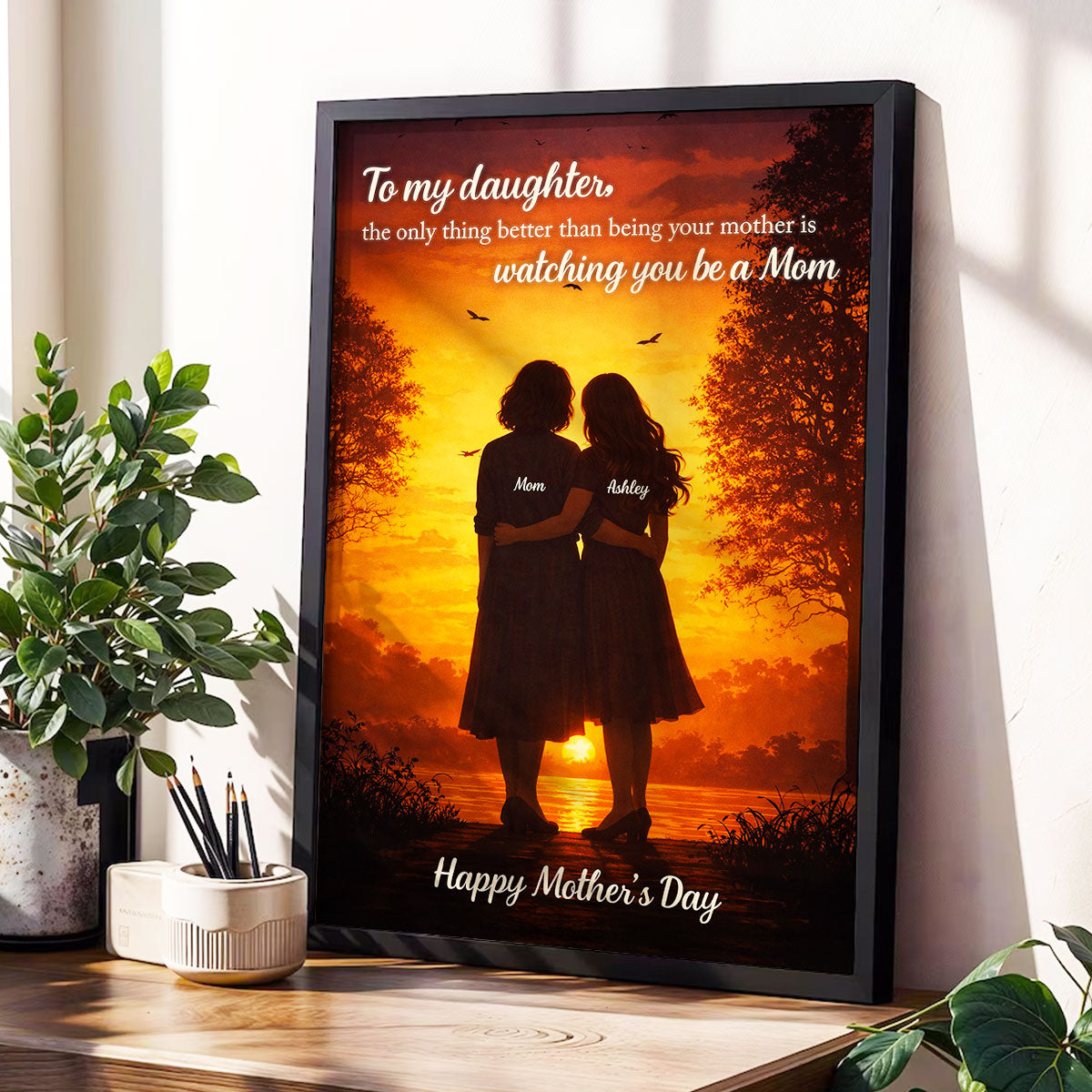 The Only Thing Better Than Being Your Mother - Personalized Poster - Heartfelt Gift For Daughter