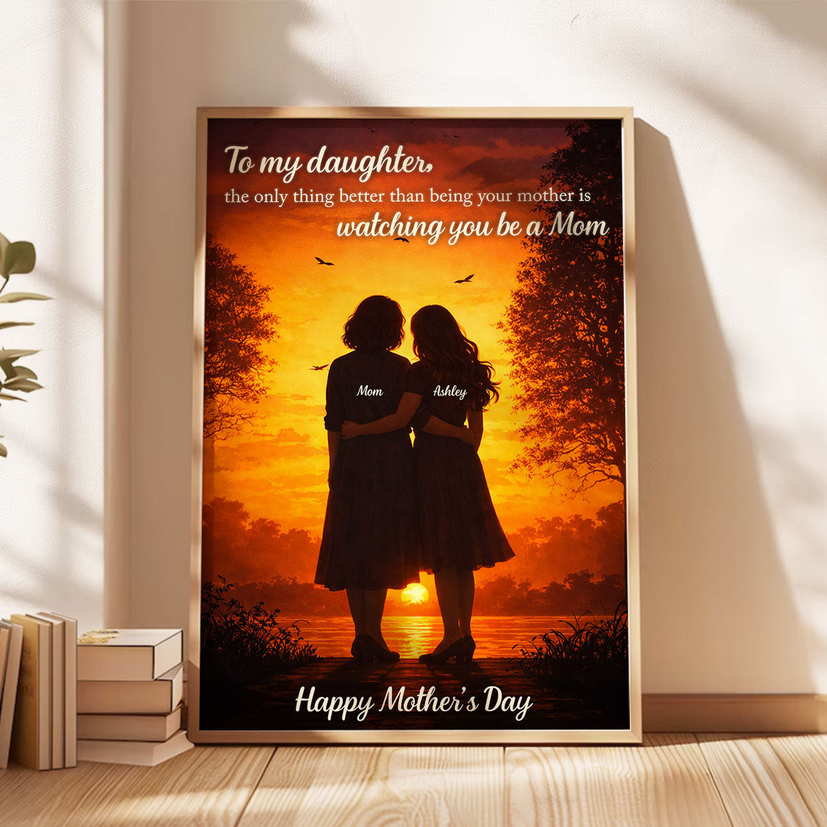 The Only Thing Better Than Being Your Mother - Personalized Poster - Heartfelt Gift For Daughter