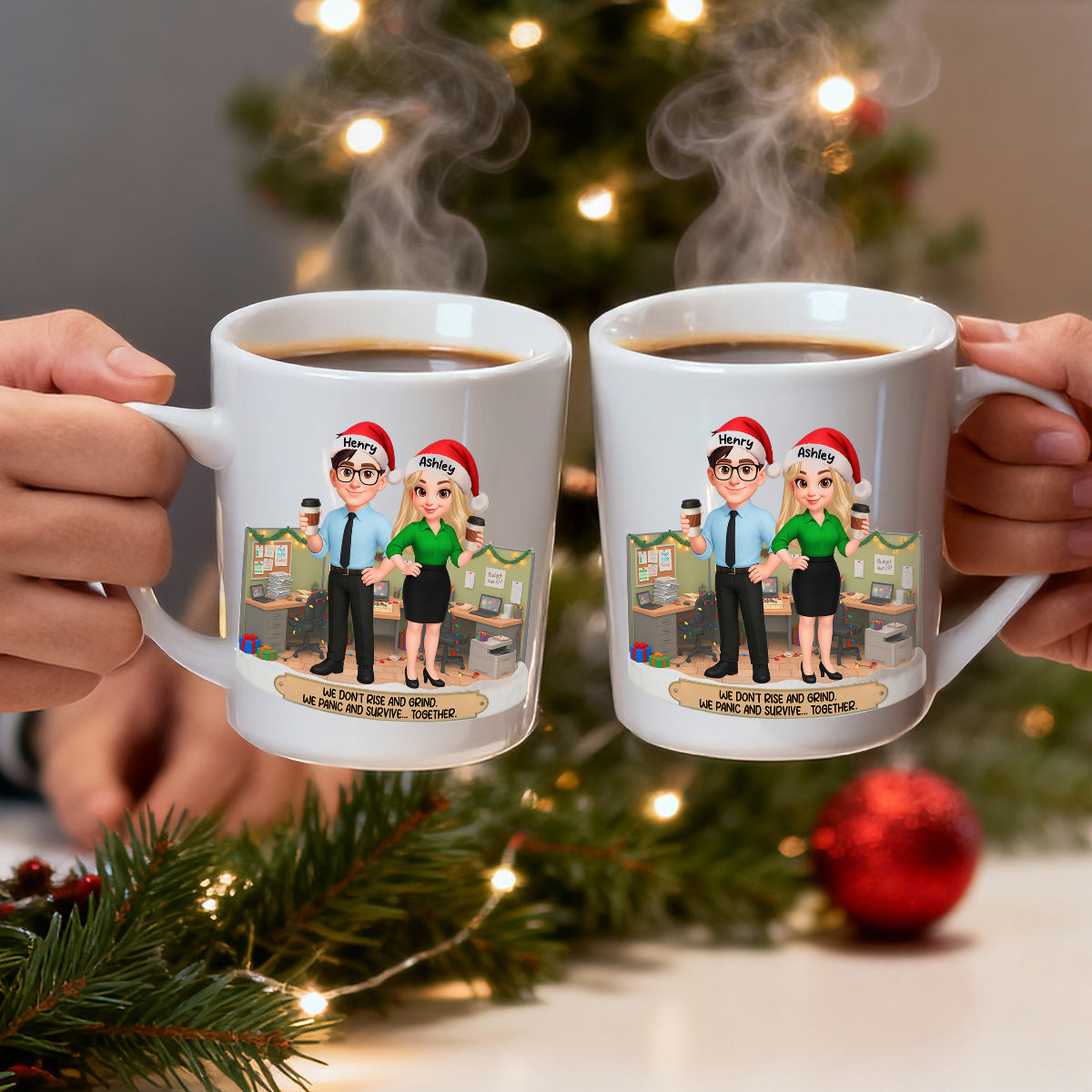 No Bond Stronger Coworkers Hate The Same Person - Personalized Mug - Funny Gift For Work Besties, Colleagues