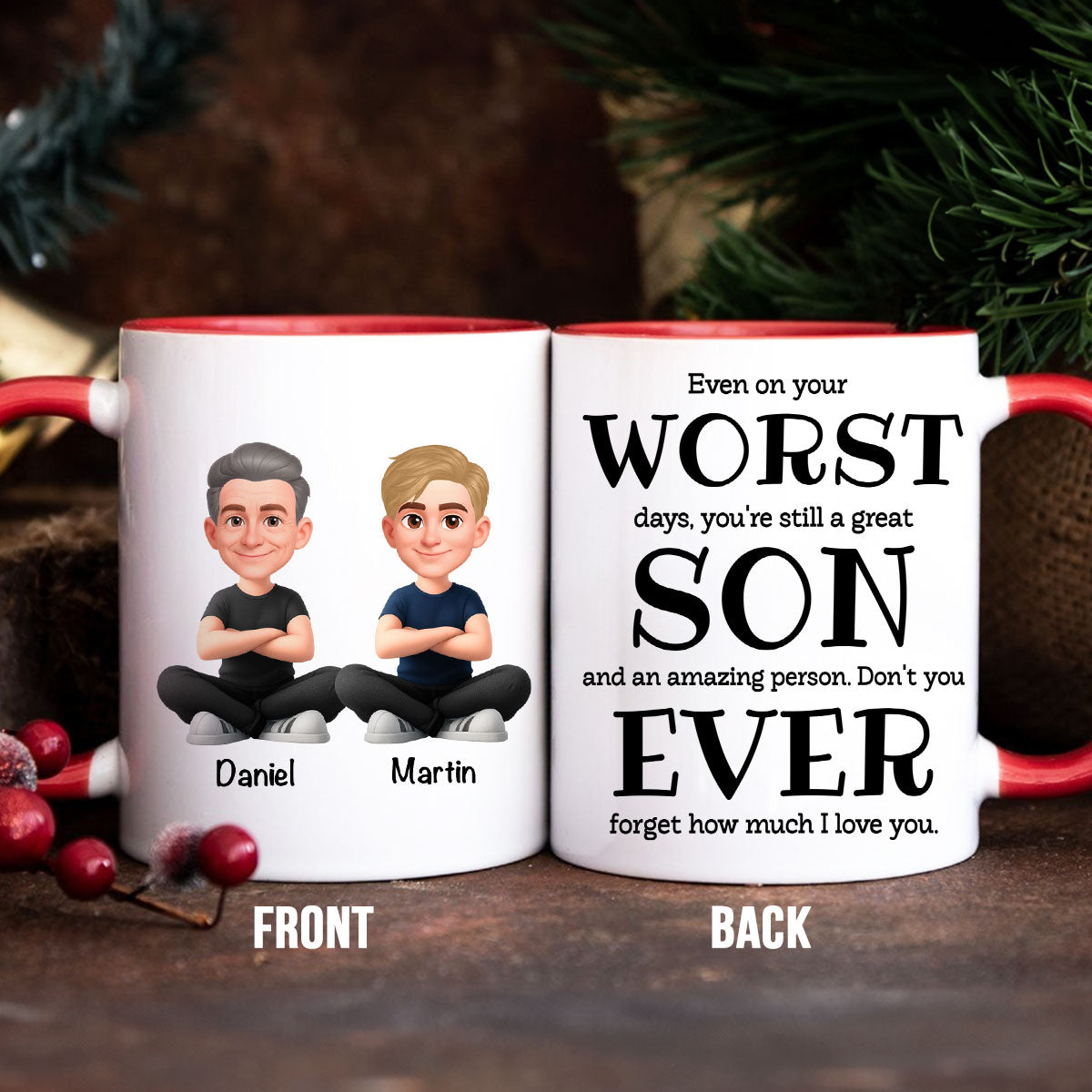 You're Still a Great Son Funny Sarcastic Gift - Personalized Mug - Loving Gift for Son, Gift from Dad