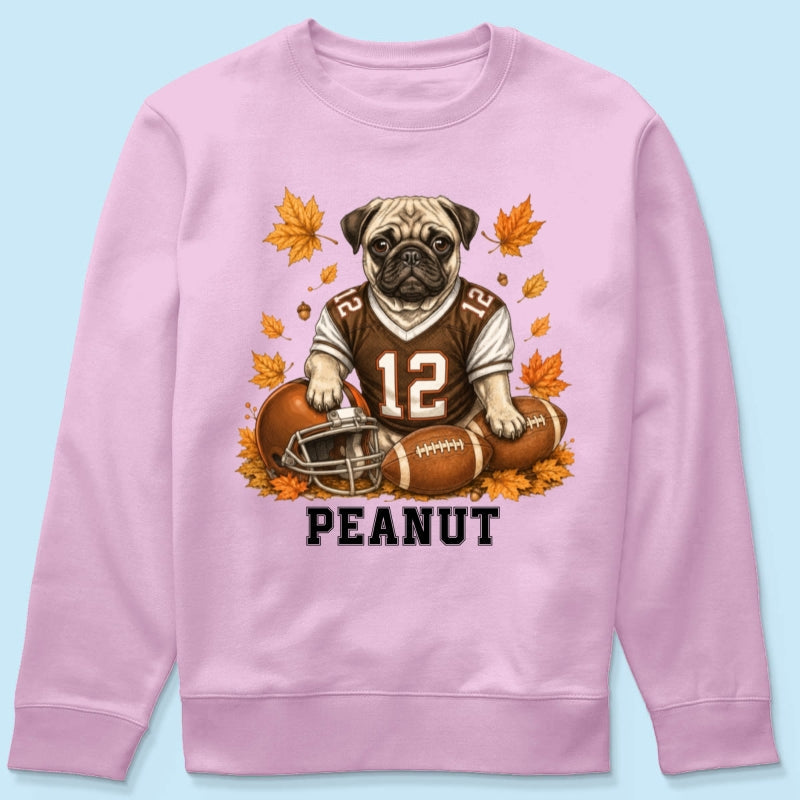 Trending Football Dog Cat Upload Photo - Personalized Shirt - Fall Season Gift For Man, Woman