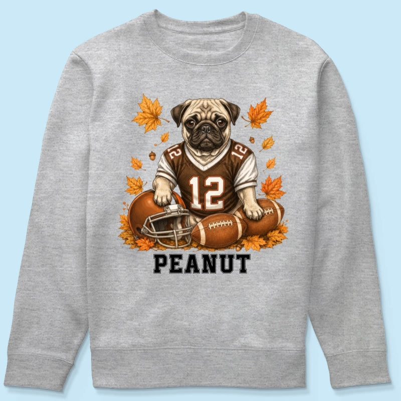 Trending Football Dog Cat Upload Photo - Personalized Shirt - Fall Season Gift For Man, Woman