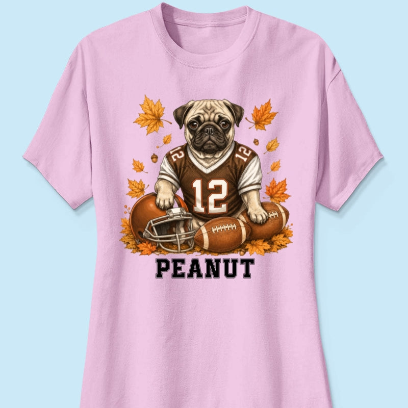 Trending Football Dog Cat Upload Photo - Personalized Shirt - Fall Season Gift For Man, Woman
