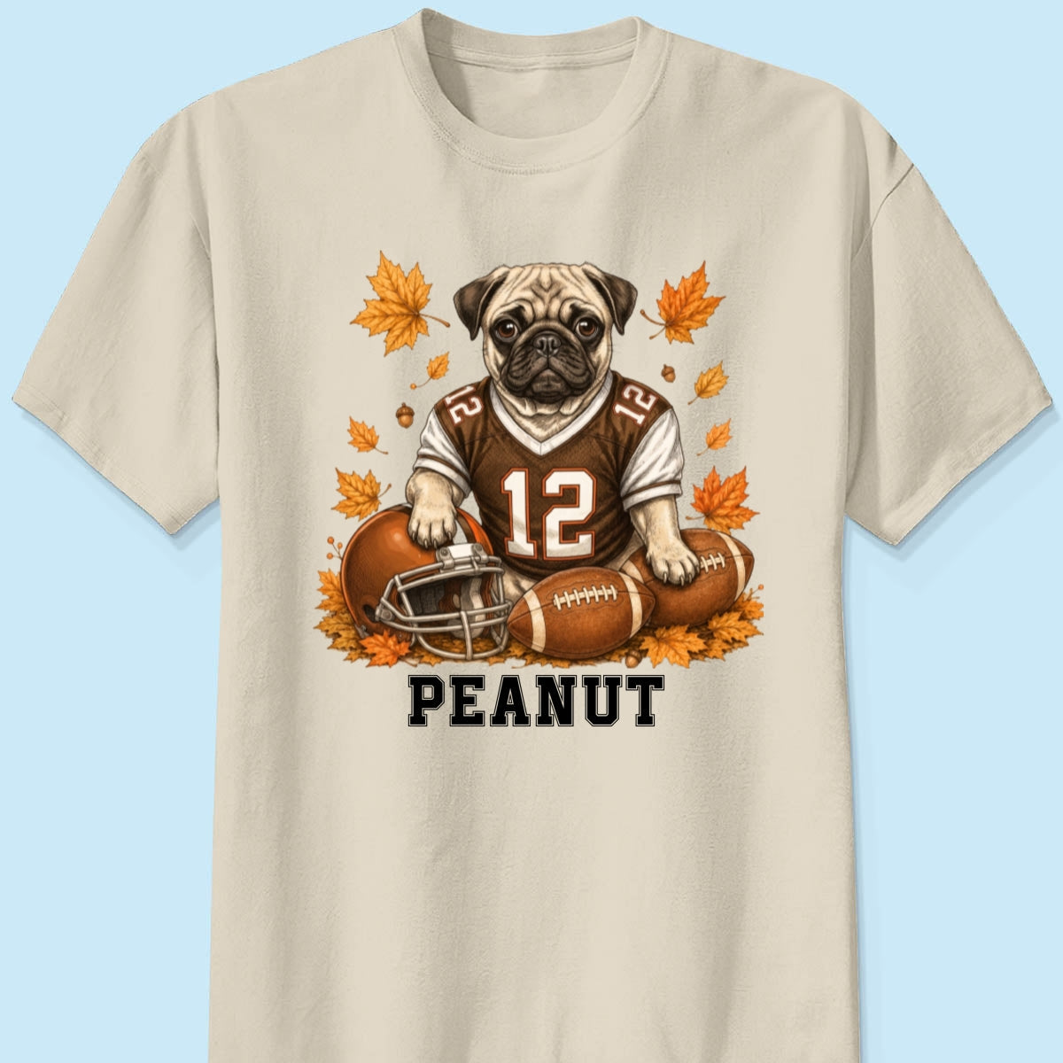 Trending Football Dog Cat Upload Photo - Personalized Shirt - Fall Season Gift For Man, Woman