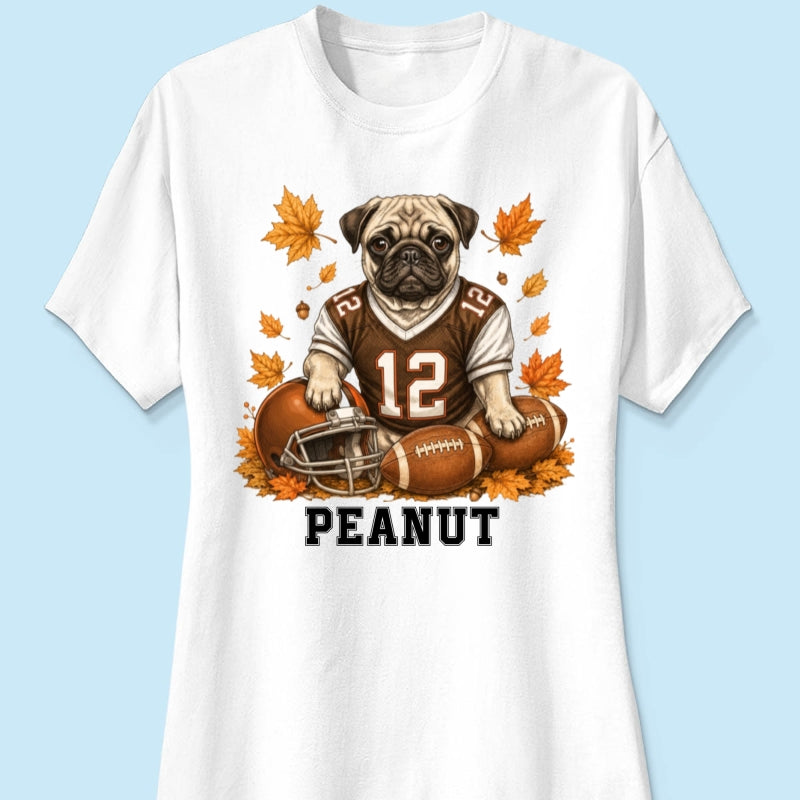Trending Football Dog Cat Upload Photo - Personalized Shirt - Fall Season Gift For Man, Woman