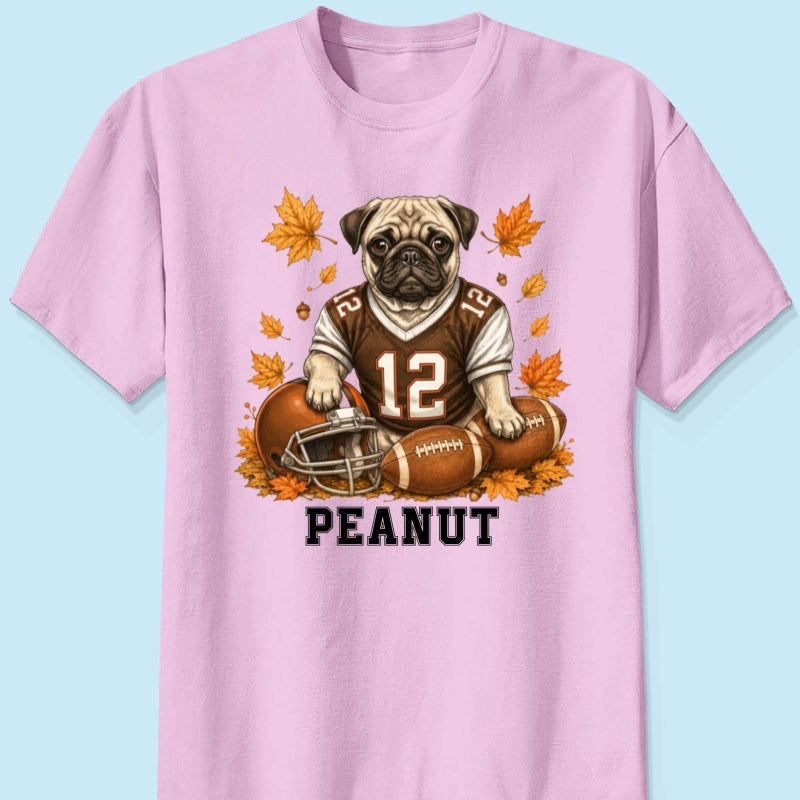 Trending Football Dog Cat Upload Photo - Personalized Shirt - Fall Season Gift For Man, Woman