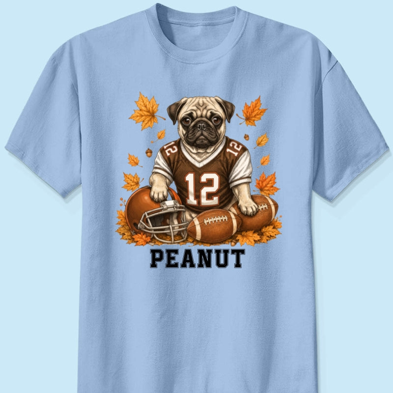 Trending Football Dog Cat Upload Photo - Personalized Shirt - Fall Season Gift For Man, Woman
