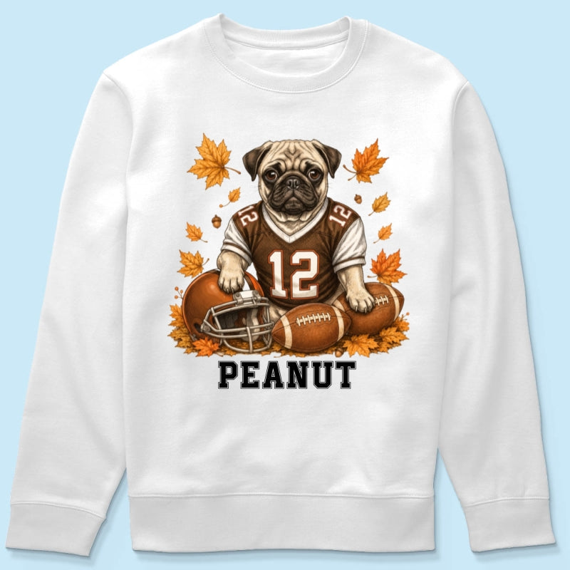 Trending Football Dog Cat Upload Photo - Personalized Shirt - Fall Season Gift For Man, Woman