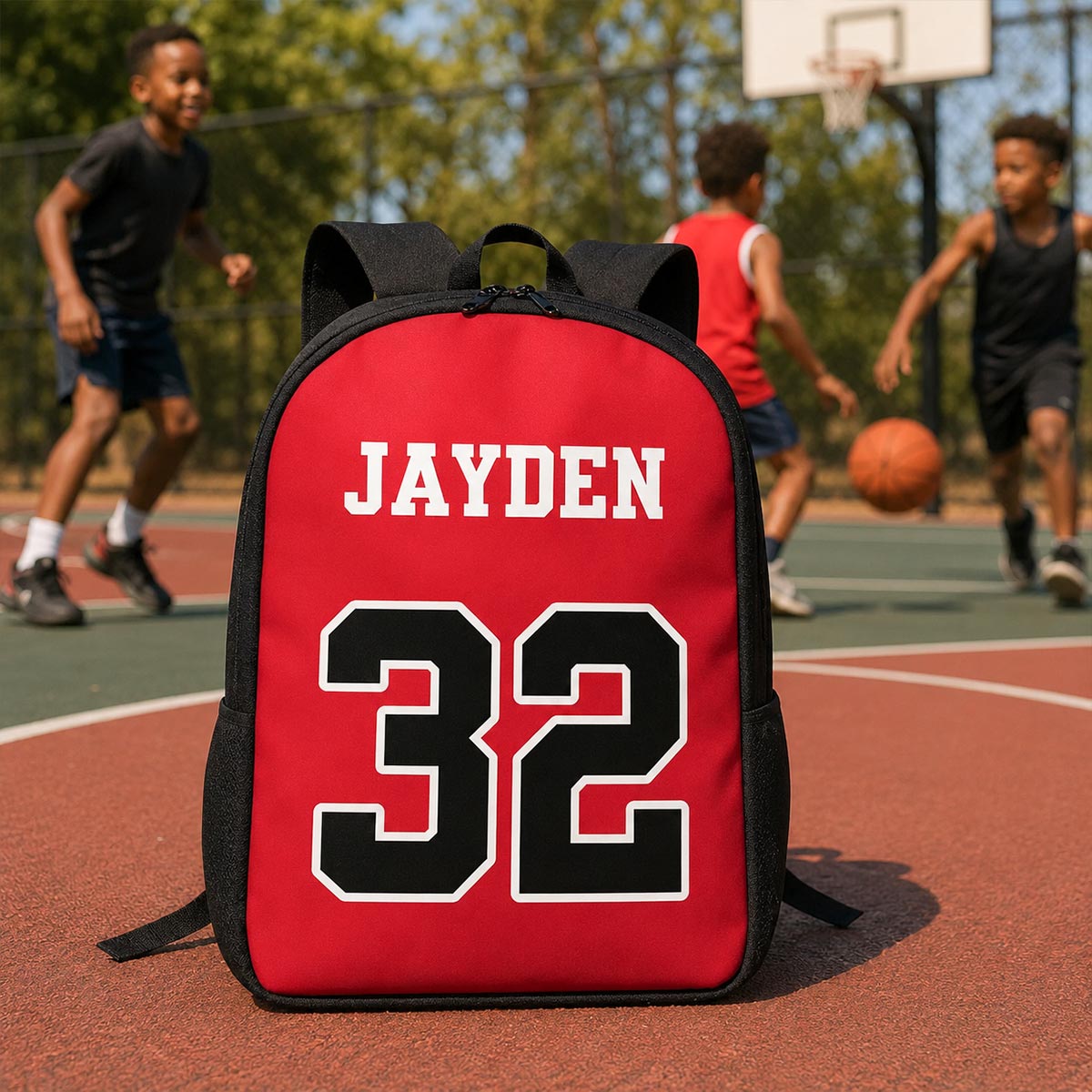 Basketball Jersey - Personalized Backpack - Back To School Gift